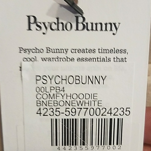 Psycho Bunny Lounge Crop Hoodie - Picture 4 of 5